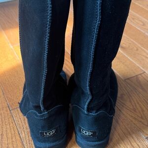 UGG Classic Black Suede Boots